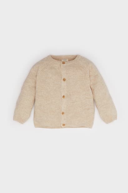 Baby Boy Regular Fit Crew Neck Cardigan