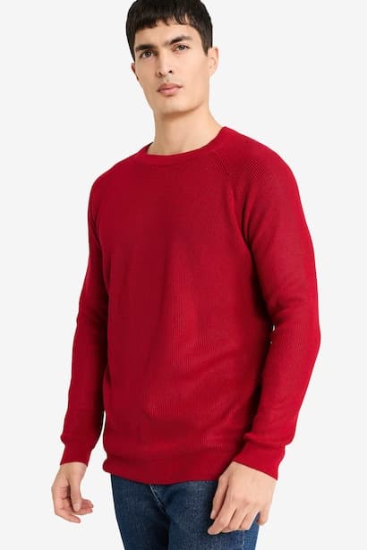 Standard Fit Crew Neck Knitwear Pullover