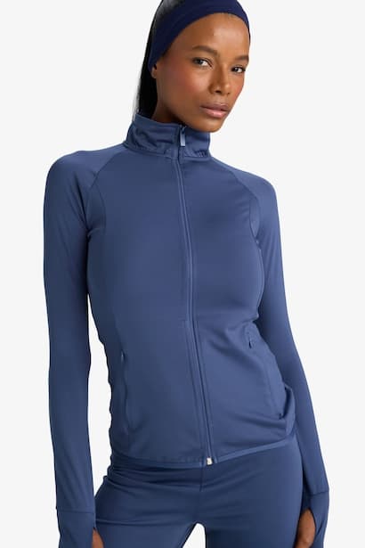 DeFactoFit Fitted Double Pocket Zip-Up Sports Sweatshirt (4)