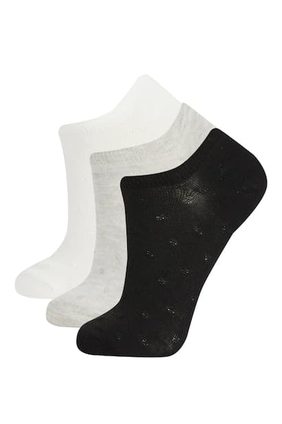 3 piece Cotton Step Socks Bobby Socks