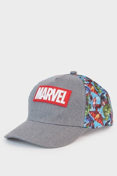 Boy Marvel Avengers Print Cap