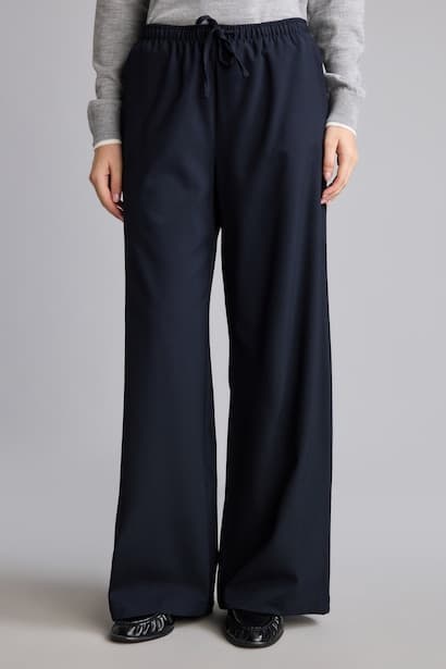 Normal Waist Wide Leg Trousers (3)
