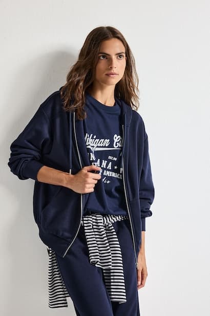 Relax Fit Hooded Basic Thick Fabric Hoodie