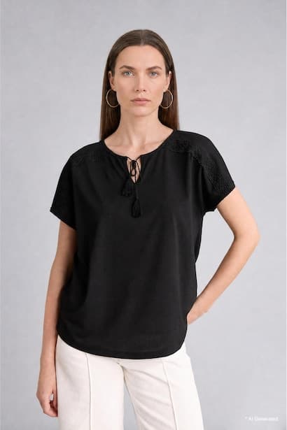 Crew Neck Short Sleeve T-Shirt (٣)