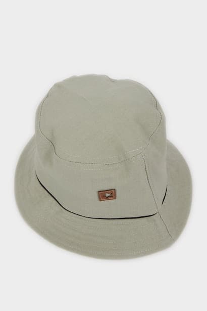Baby Boy Linen Blended Bob Hat (3)
