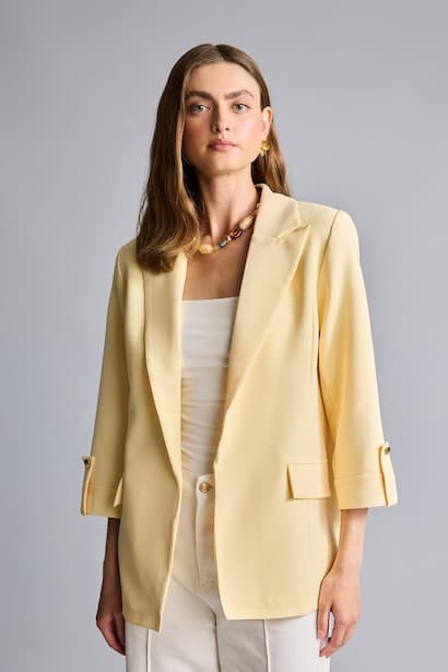 Oversize Basic Blazer (٤)