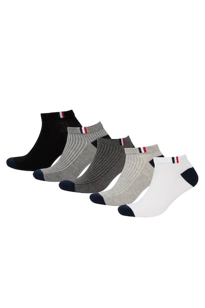 5 Piece Cotton Short Socks
