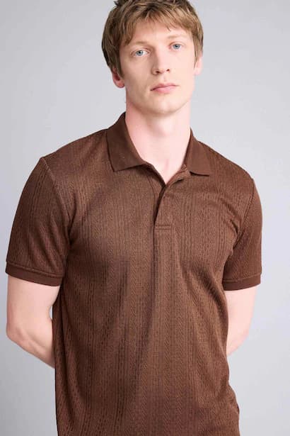 Regular Fit Short Sleeved Polo T-Shirt