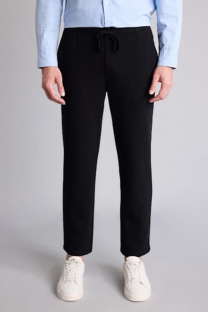 Cotton Regular Fit Elastic Waist Basic Short Trousers (3)