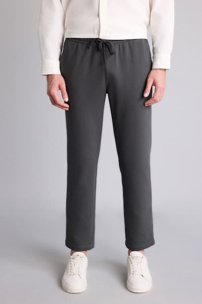 Regular Fit Straight Leg Trousers (3)