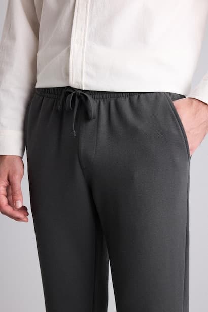 Regular Fit Straight Leg Trousers (4)