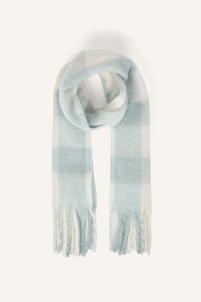 Woman Checkered Scarf
