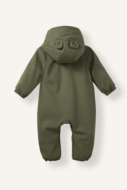 Baby Boy Waterproof Hooded Zip-Up Coverall (3)
