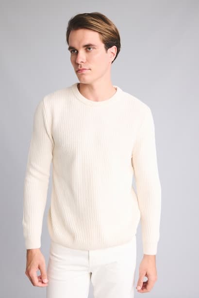Standard Fit Crew Neck Knitwear Pullover