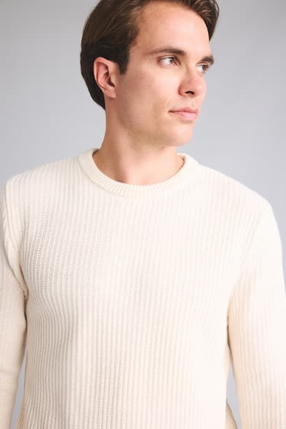 Standard Fit Crew Neck Knitwear Pullover (٤)