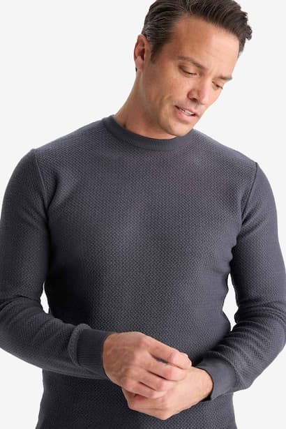 Standard Fit Crew Neck Knitwear Pullover (4)