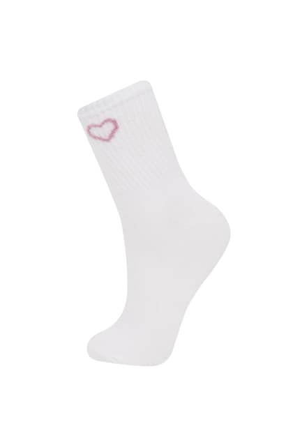 Woman Heart 5 Piece Cotton Ankle Socks (٤)