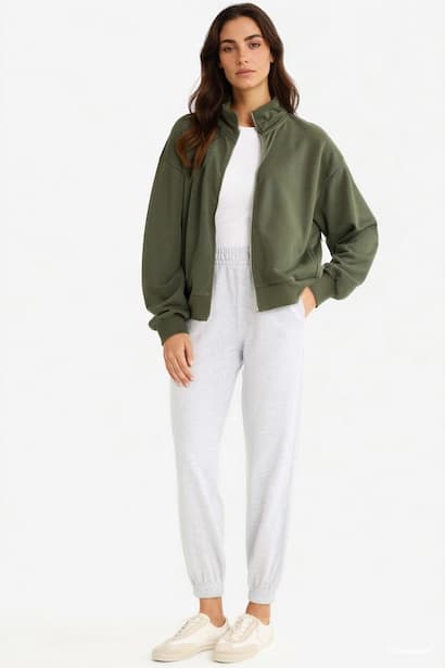Jogger Fit Basic Pockets Sweatpants Trousers