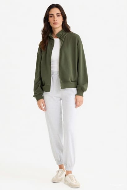 Jogger Fit Basic Pockets Sweatpants Trousers (٣)