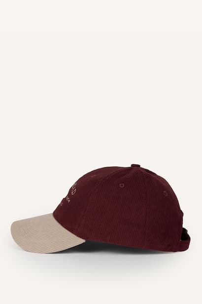 Man Embroidered Corduroy Cap (3)