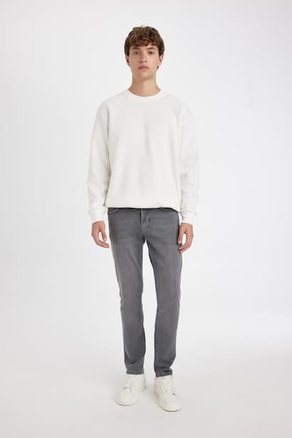 Pedro Slim Fit Normal Waist Skinny Leg Jeans (3)