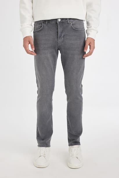 Pedro Slim Fit Normal Waist Skinny Leg Jeans (4)