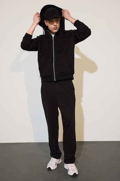 Regular Fit Straight Leg Trousers