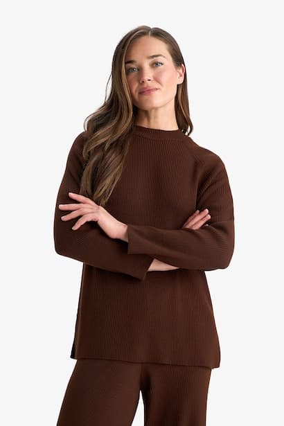 Regular Fit Crew Neck Pullover (4)