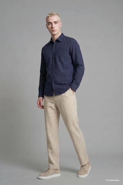 Regular Fit Cotton Long Sleeve Shirt