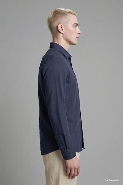 Regular Fit Cotton Long Sleeve Shirt (3)