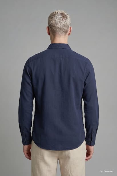 Regular Fit Cotton Long Sleeve Shirt (4)