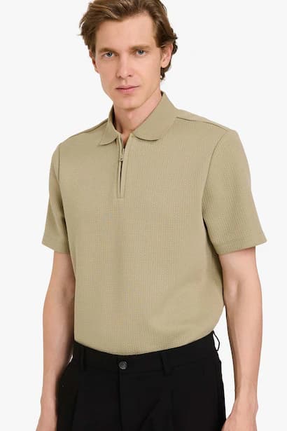 Regular Fit Short Sleeve Polo T-shirt