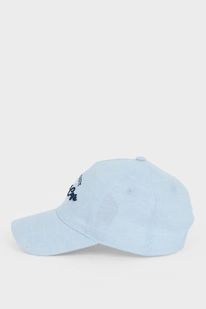 Embroidered Woven Cap Hat (٣)