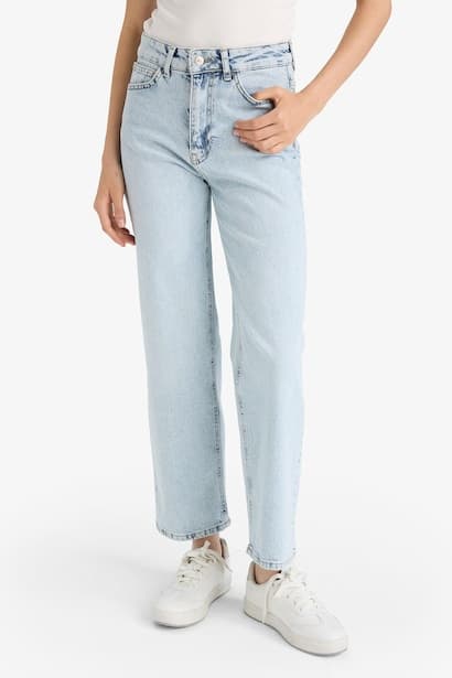 High Waist Trousers Jeans (٤)