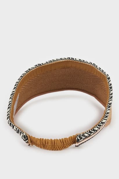 Woman Light Brown Straw Hat (٤)