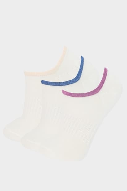 Woman 3 piece Step Socks Bobby Socks