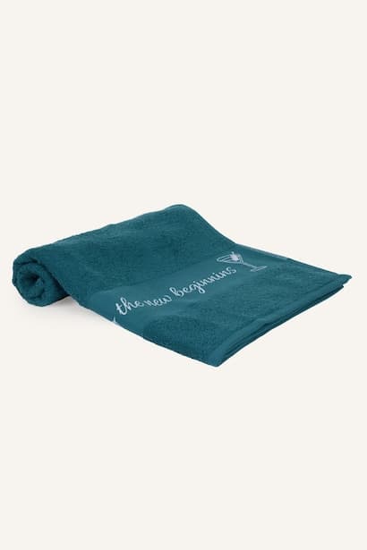 Patterned Cotton Beach Towel