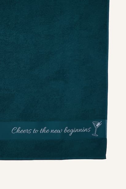 Patterned Cotton Beach Towel (٣)