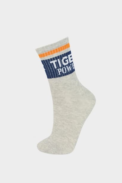 Boy 3 Piece Cotton Long Socks (٣)