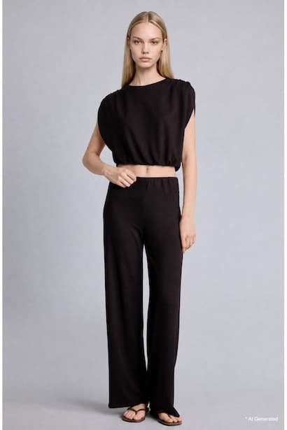 Wide Leg Trousers