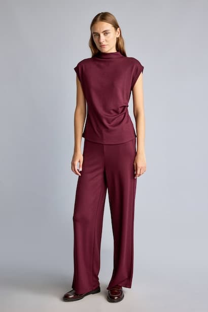 Wide Leg Trousers (٤)