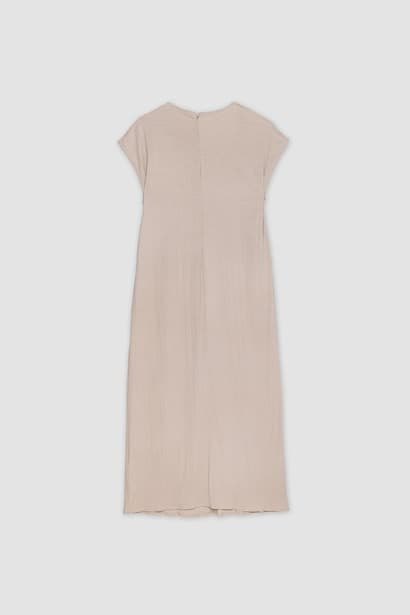 A Cut Crew Neck Sleeveless Dress (3)