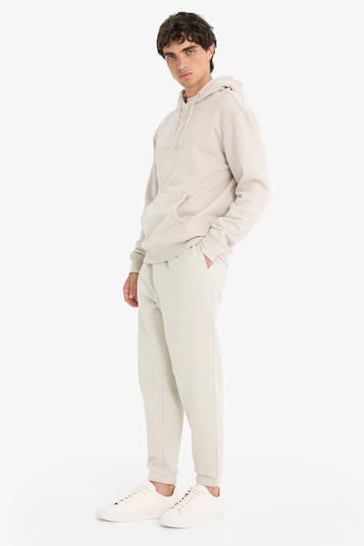 Regular Fit Tie Waist Jogger Sweatpants (3)