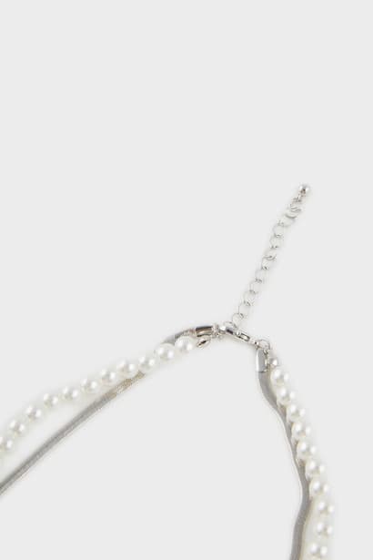 Woman Pearl Necklace Jewellery (3)