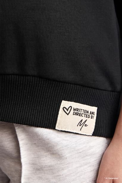 Girl Relaxed Fit Cotton Crew Neck Long Sleeve Sweatshirt (٤)