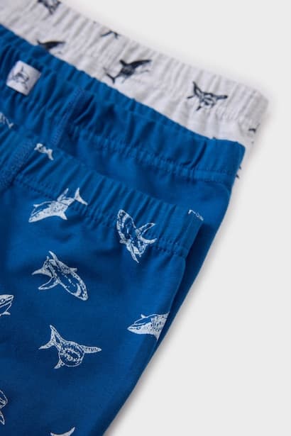 Boy Animal Patterned 3 Piece Boxers (4)