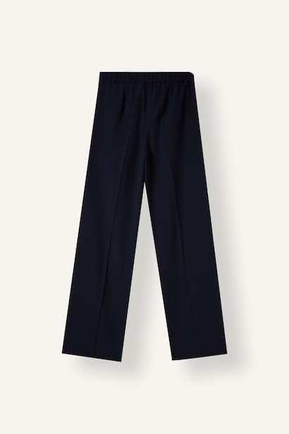 High Waist Straight Fit Trousers (٤)