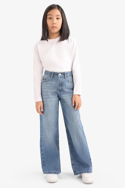 Girl Wide Leg Jeans