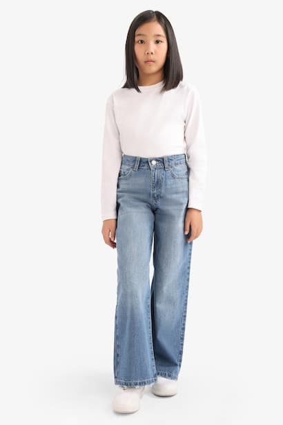 Girl Wide Leg Jeans (3)