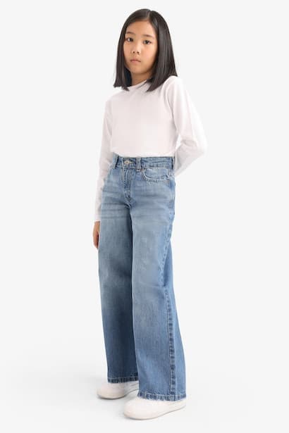 Girl Wide Leg Jeans (4)